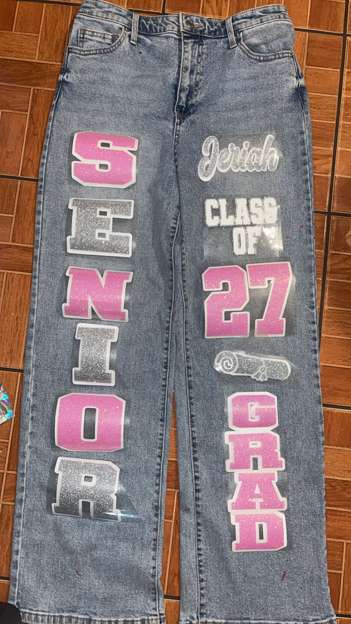 Senior DIY Kit Decals Iron on letters