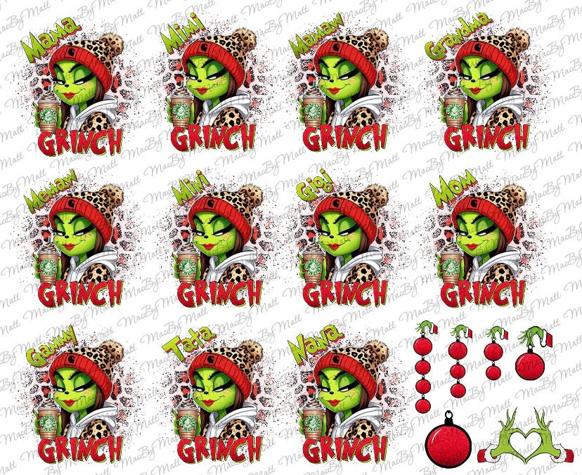 Grinchmas DTF Prints