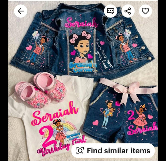 Makayla Custom Birthday Outfit + Shoes