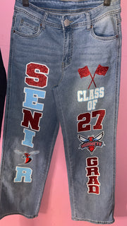 Class of 2027 Custom Senior Jeans