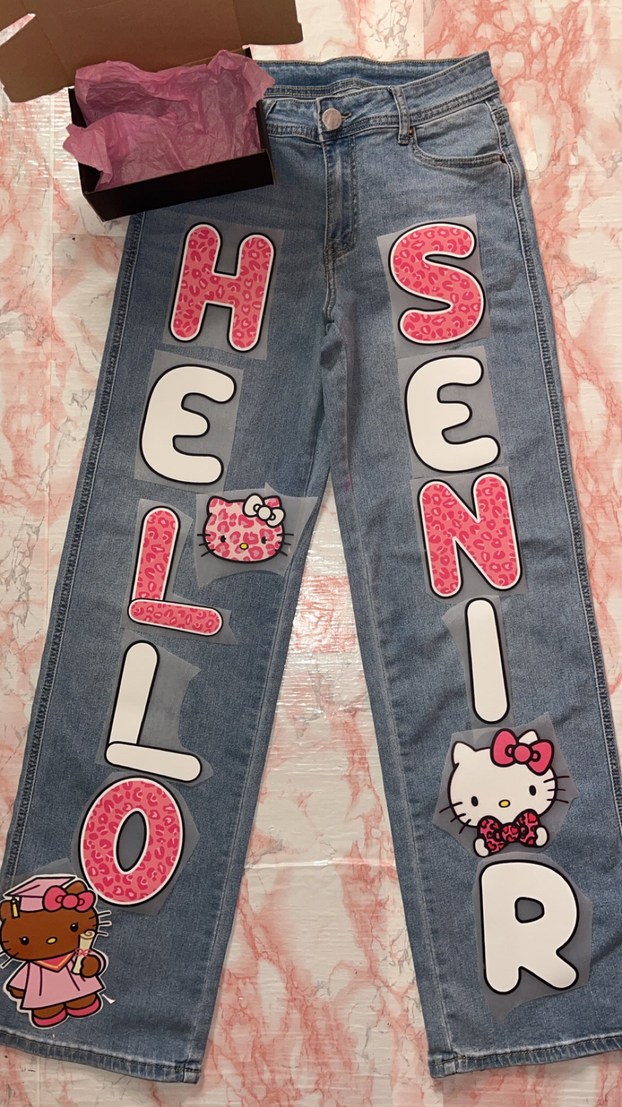 Senior DIY Kit Decals Iron on letters