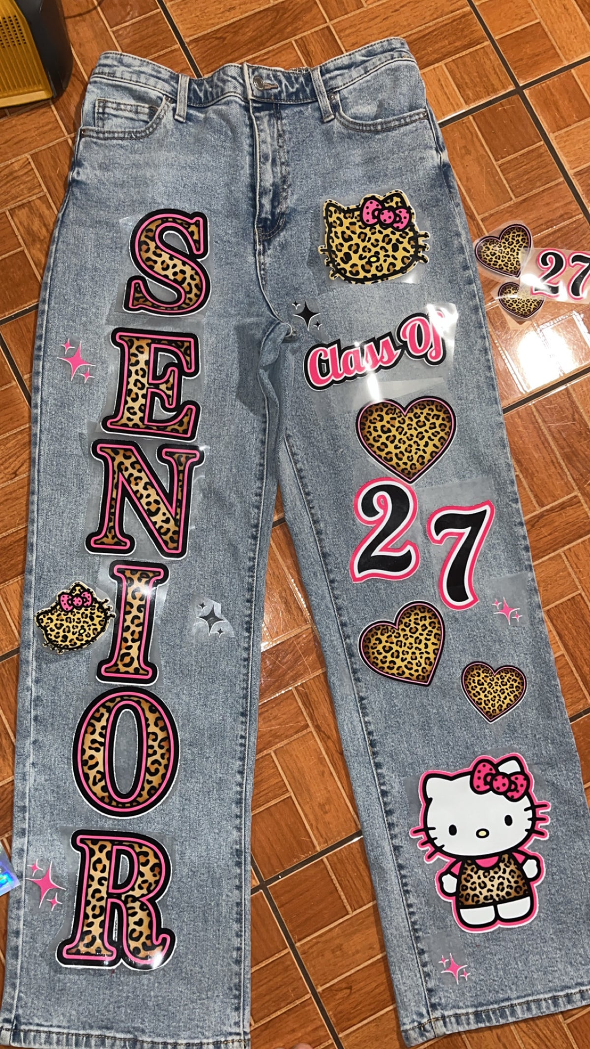 Senior DIY Kit Decals Iron on letters
