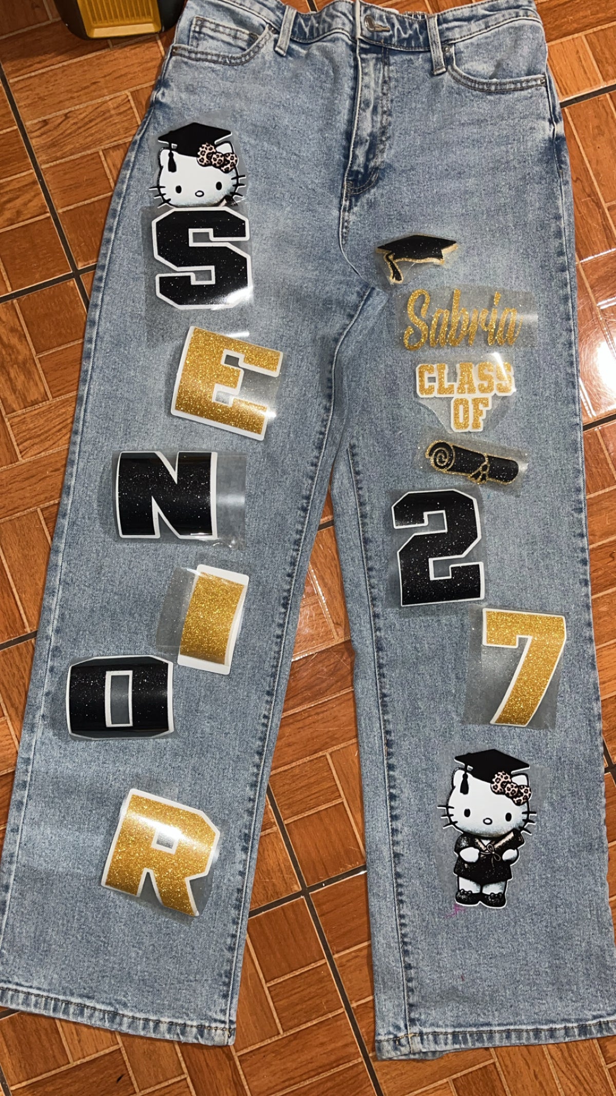 Senior DIY Kit Decals Iron on letters