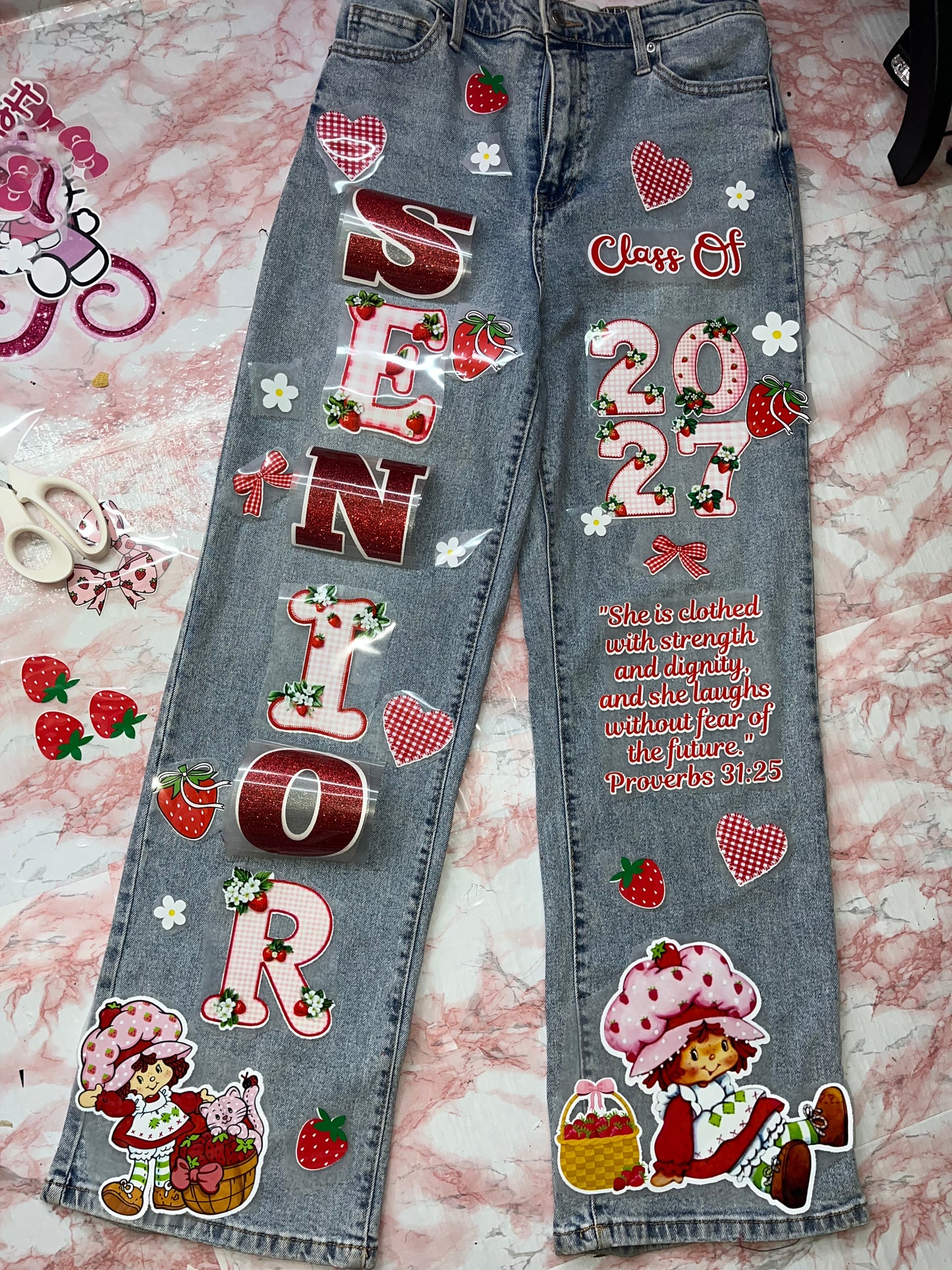 Senior DIY Kit Decals Iron on letters