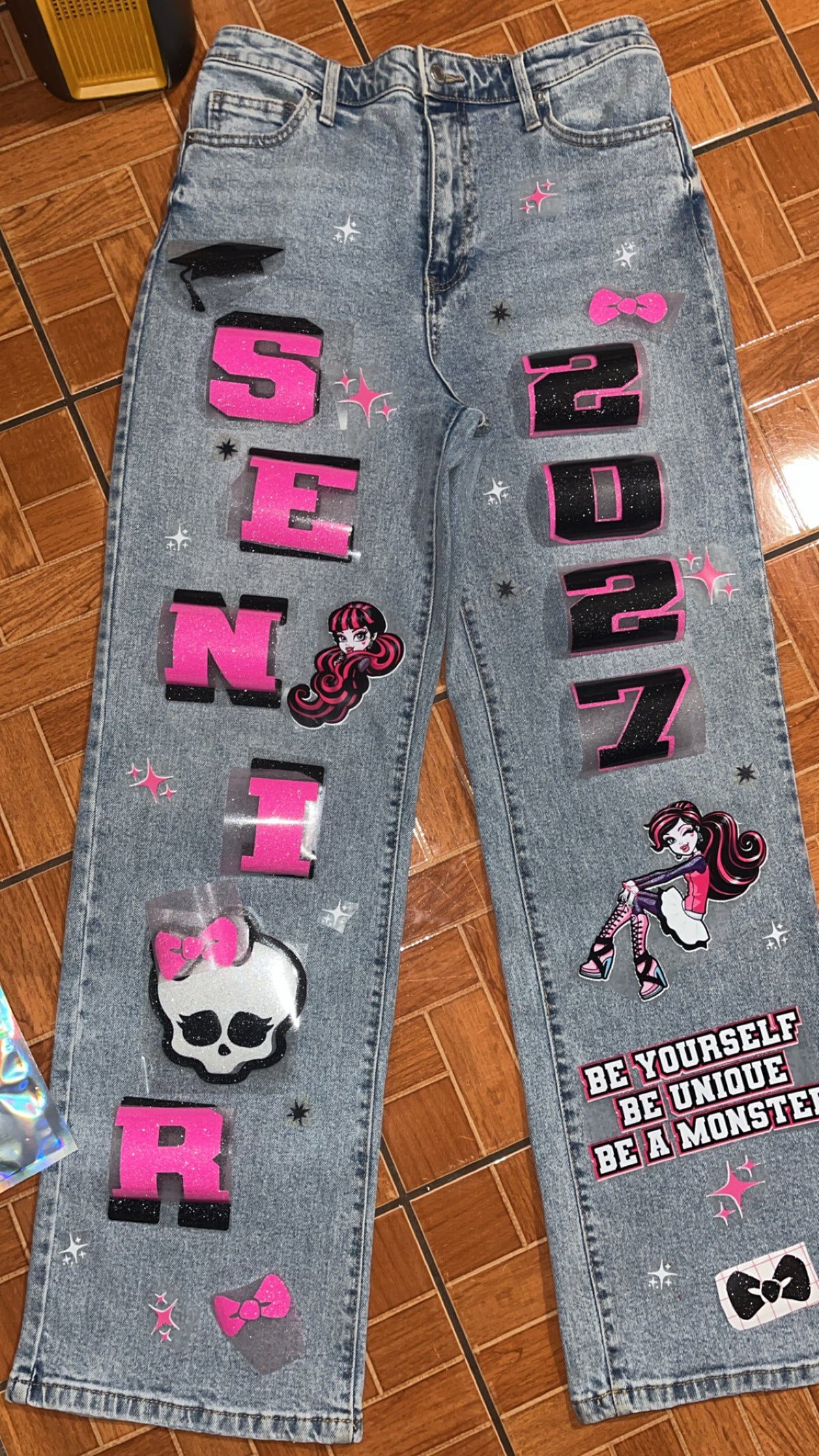 Senior DIY Kit Decals Iron on letters