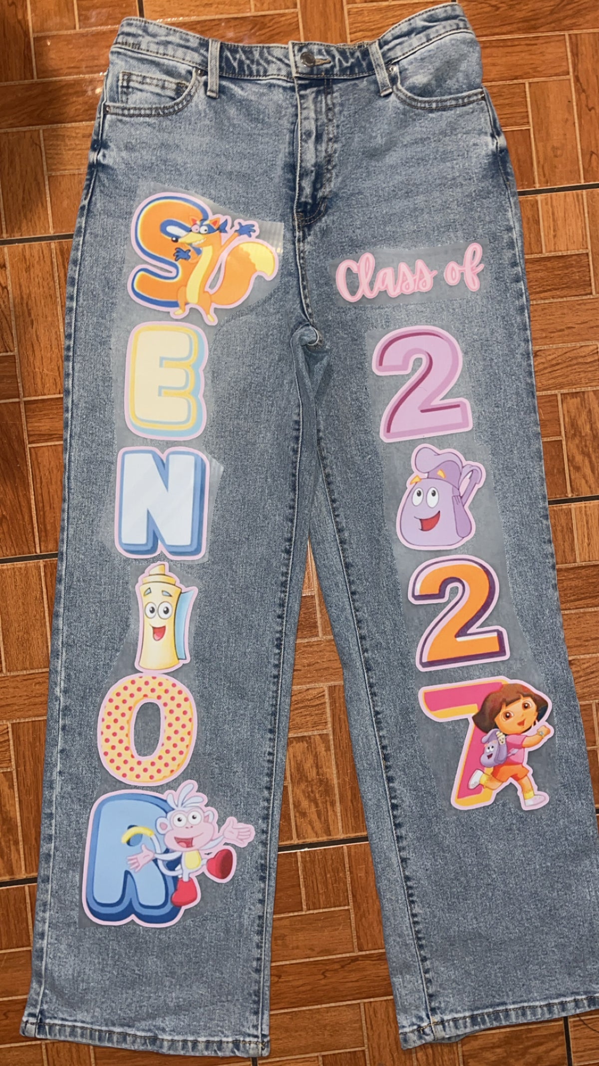 Senior DIY Kit Decals Iron on letters