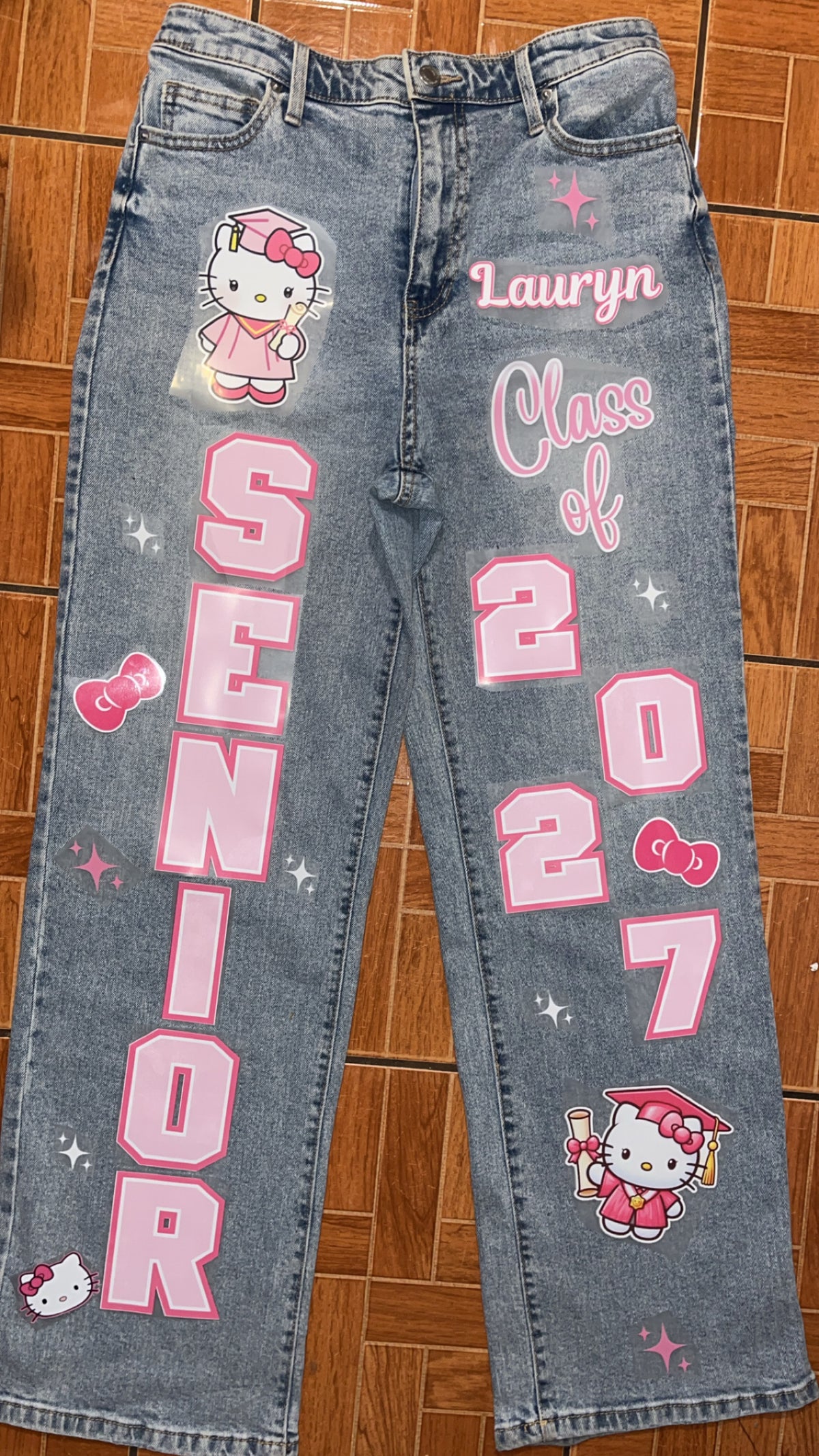 Senior DIY Kit Decals Iron on letters