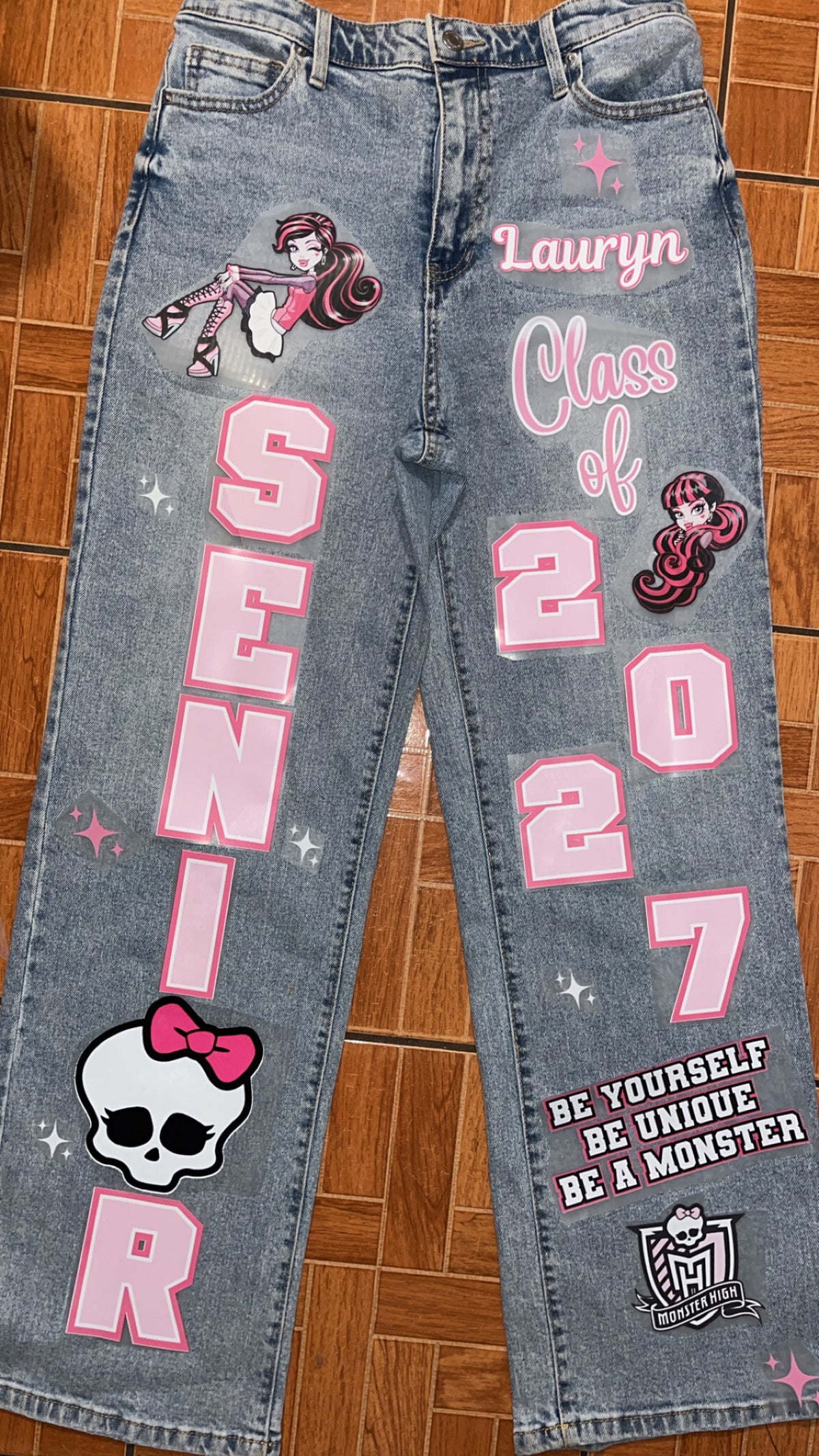 Senior DIY Kit Decals Iron on letters