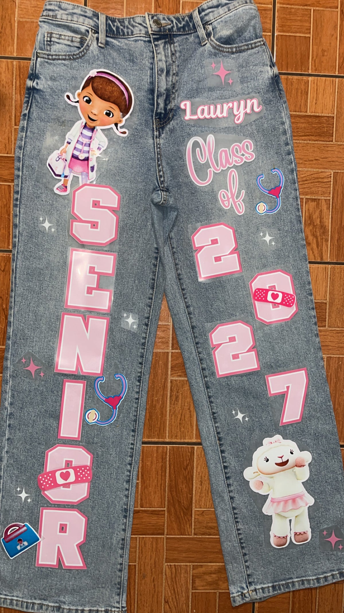 Senior DIY Kit Decals Iron on letters