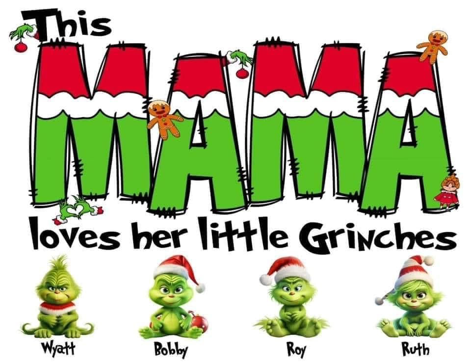 Grinchmas DTF Prints