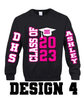 Senior Sweatshirt Grad Sweater class of 2023 sweatshirt pullover custom sweatshirt