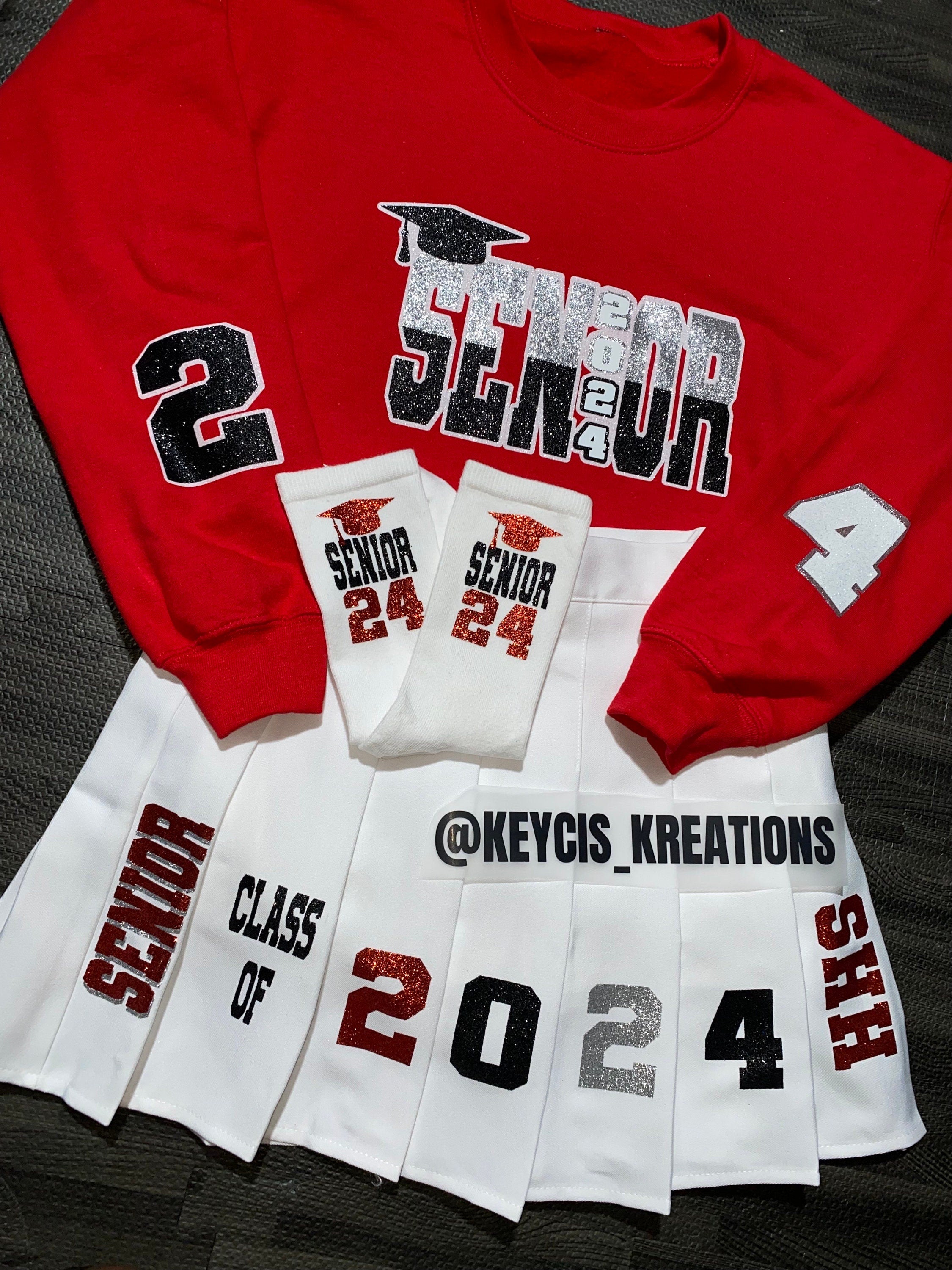 Graduation Senior Outfit/ Sweater/ Skirt/Set 2025 2026 – Keyci's Kreations